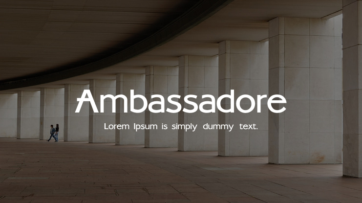 Ambassadore Font Family