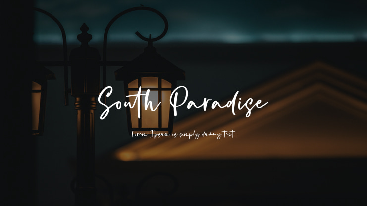 South Paradise Font