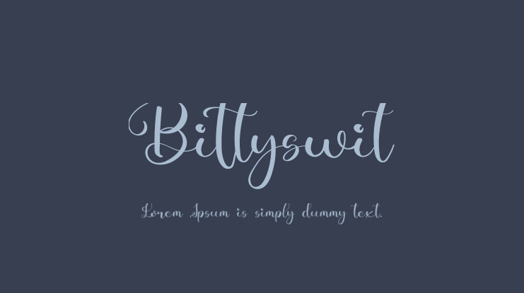 Bittyswit Font