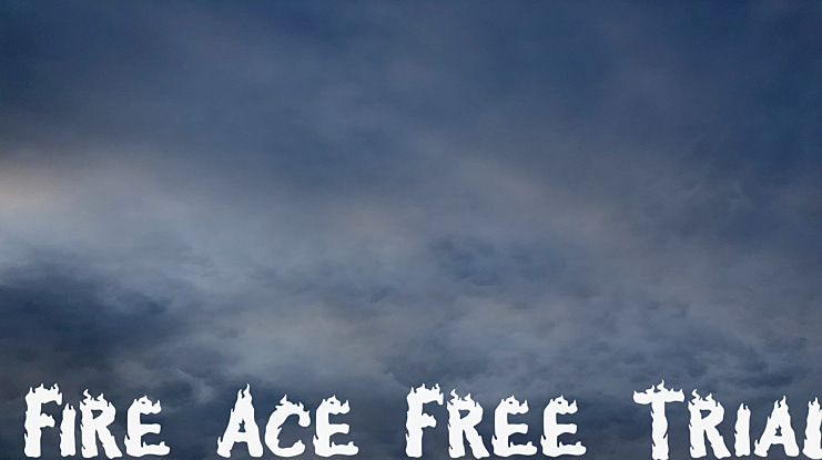 Fire Ace Free Trial Font