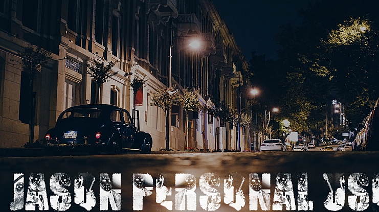 JASON PERSONAL USE Font