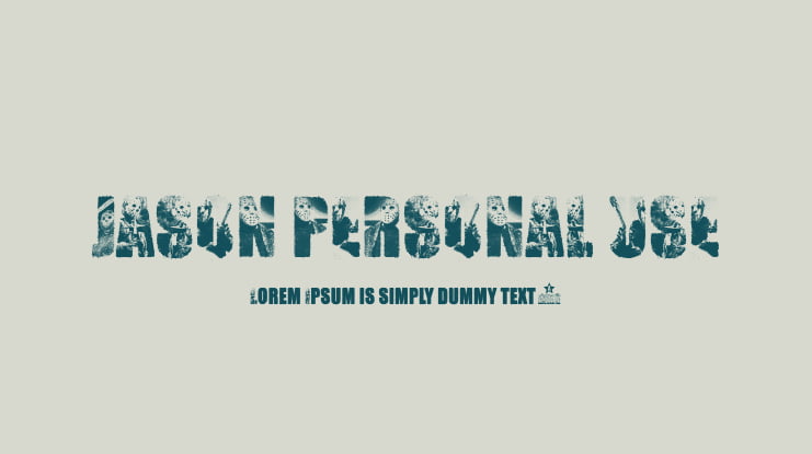 JASON PERSONAL USE Font