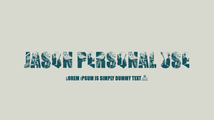 JASON PERSONAL USE Font