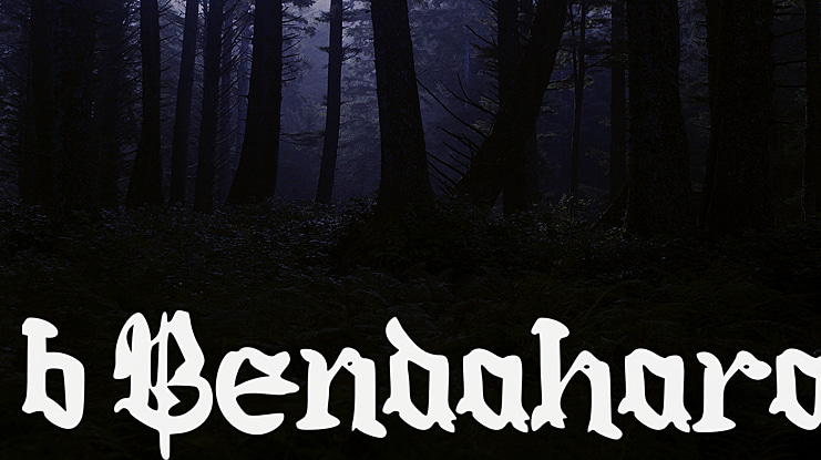 b Bendahara Font