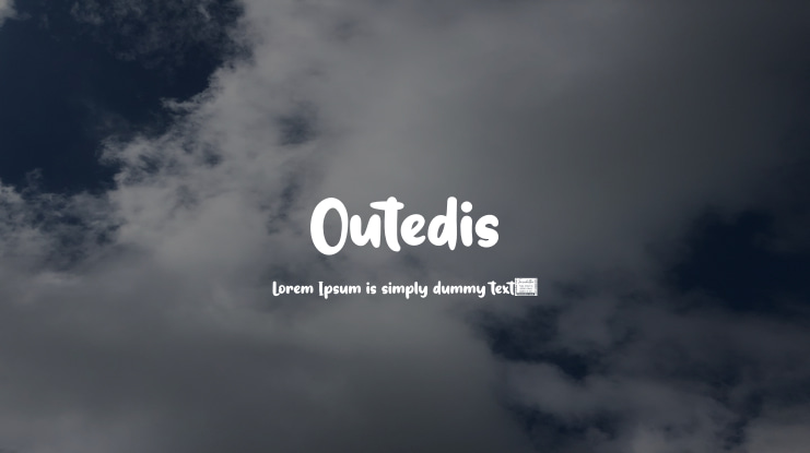 Outedis Font