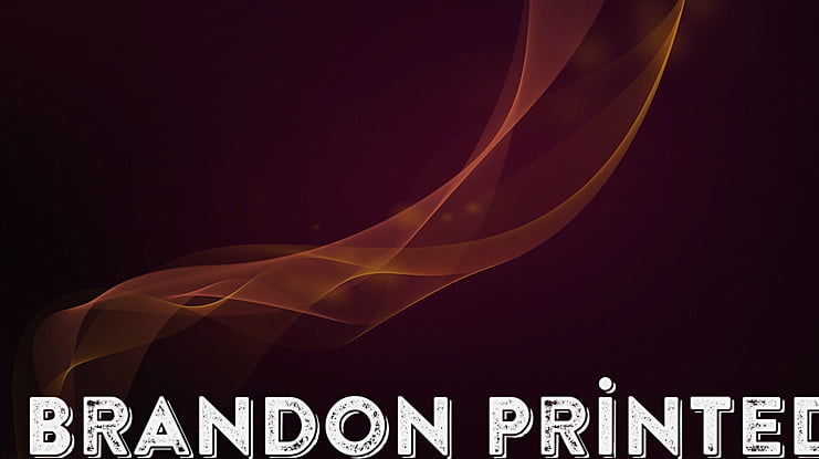 Brandon Printed Font Family