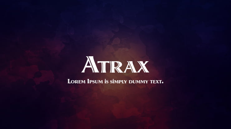 Atrax Font