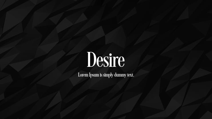 Desire Font