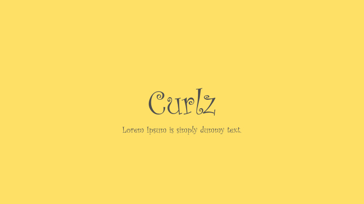 Curlz Font
