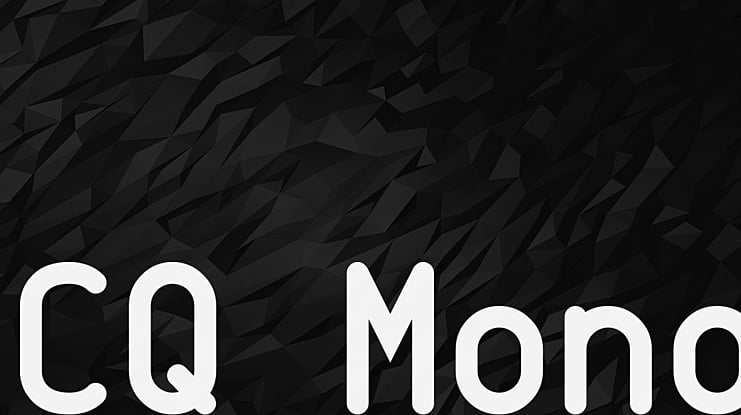 CQ Mono Font