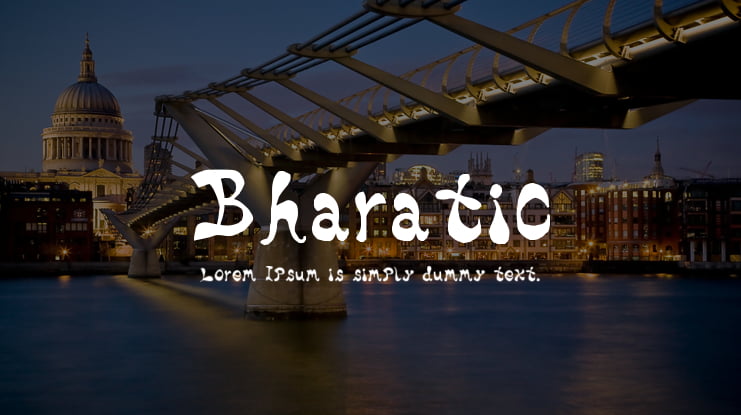 Bharatic Font Family