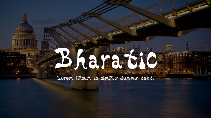 Bharatic Font Family