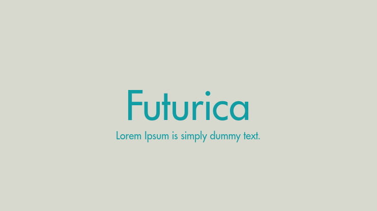 Futurica Font Family