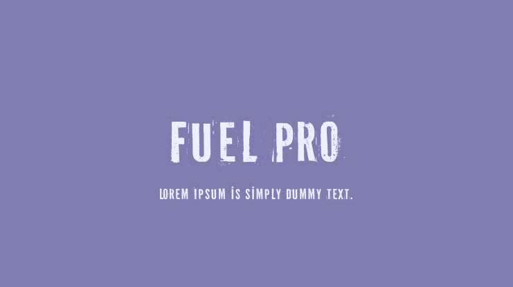 Fuel Pro Font