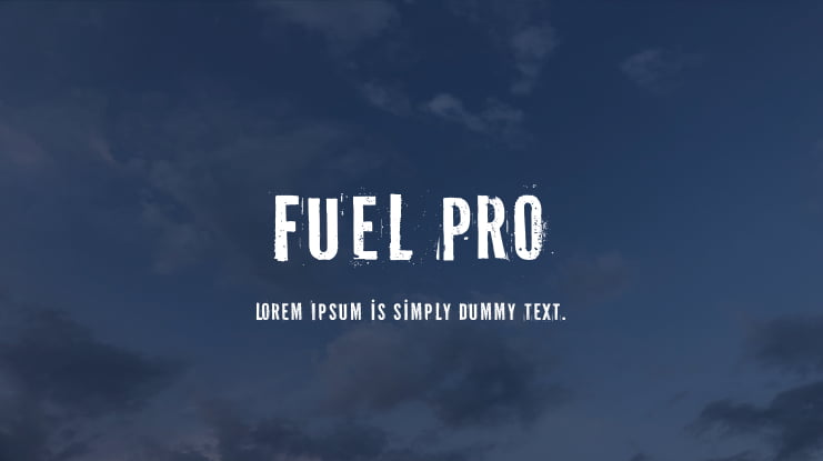 Fuel Pro Font