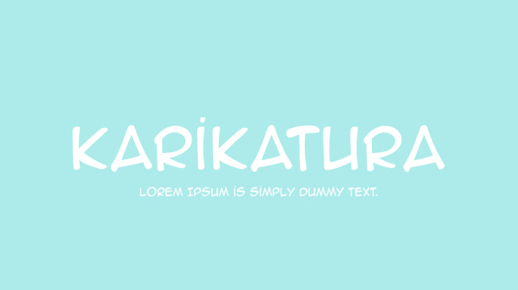 Karikatura Font Family