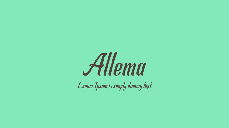 Allema Font
