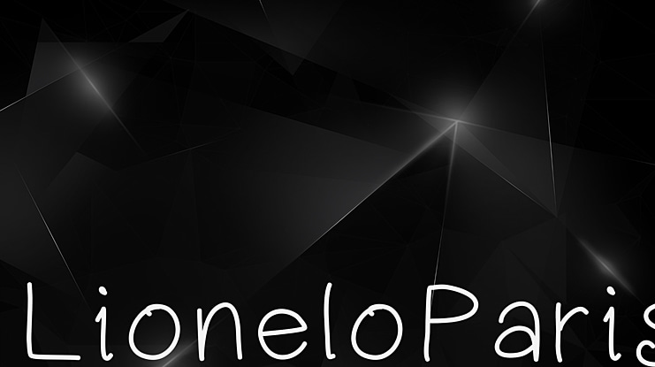 LioneloParis Font