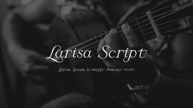 Larisa Script Font