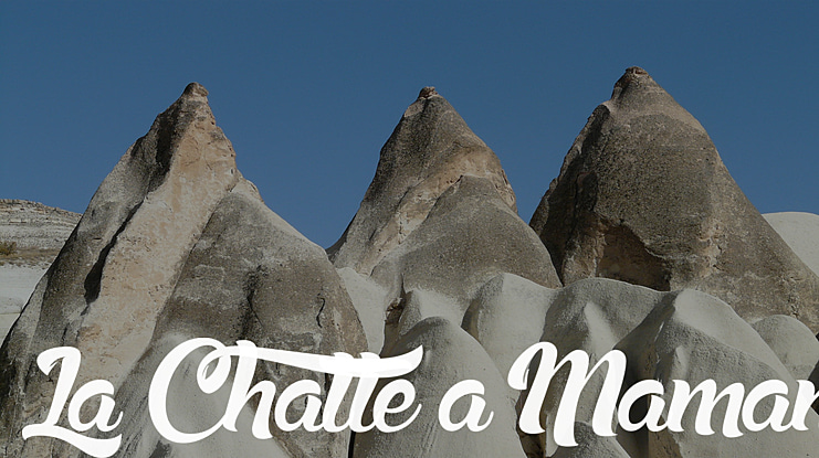 La Chatte a Maman Font