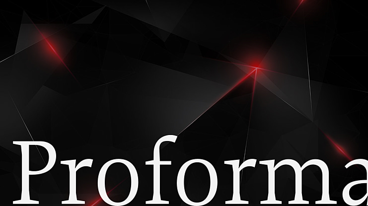 Proforma Font Family