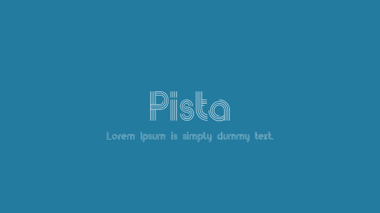 Pista Font