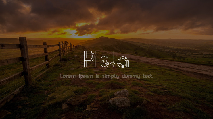 Pista Font