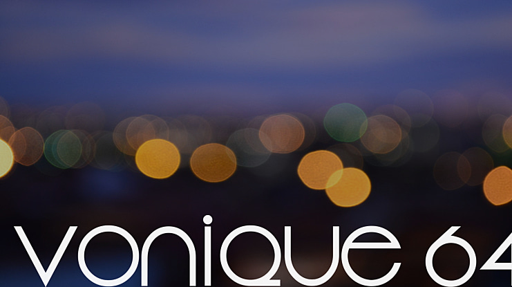 Vonique 64 Font