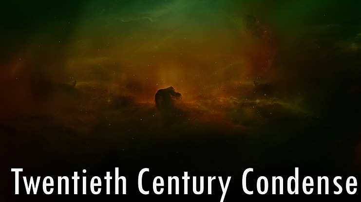 Twentieth Century Condensed Font Family