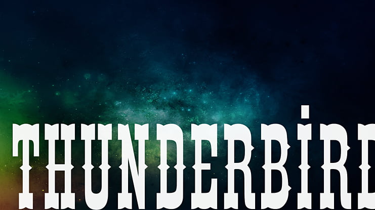 Thunderbird Font