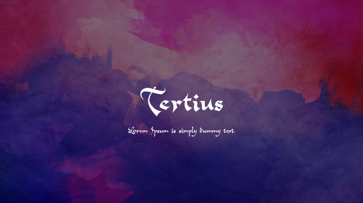 Tertius Font