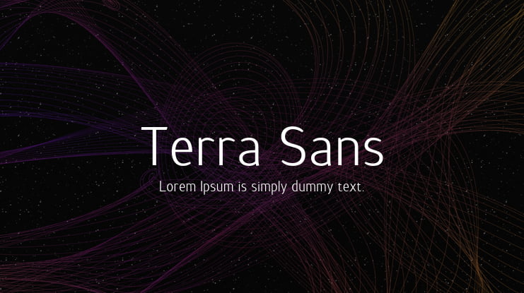 Terra Sans Font Family