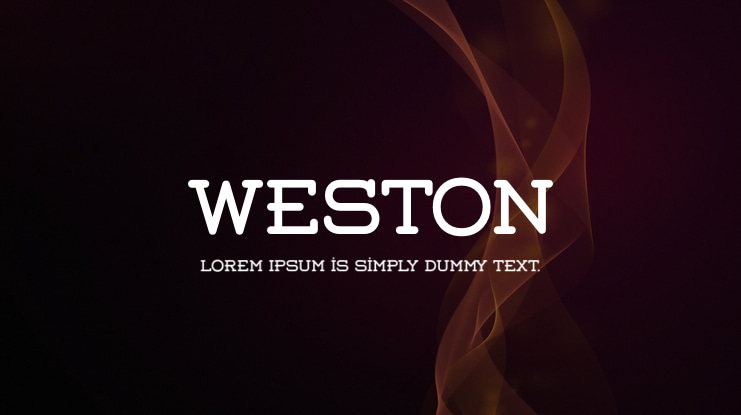 Weston Font Family