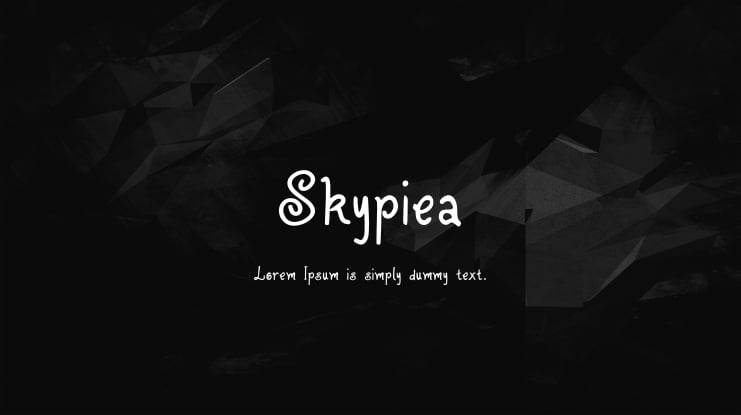 Skypiea Font