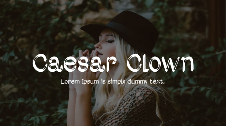 Caesar Clown Font