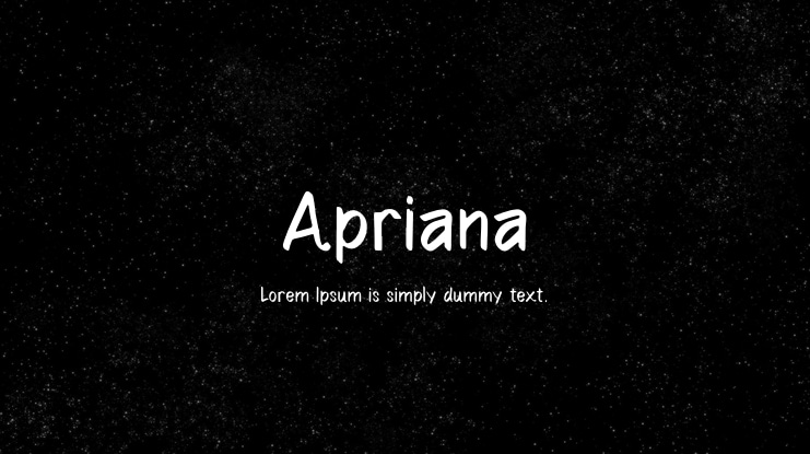 Apriana Font