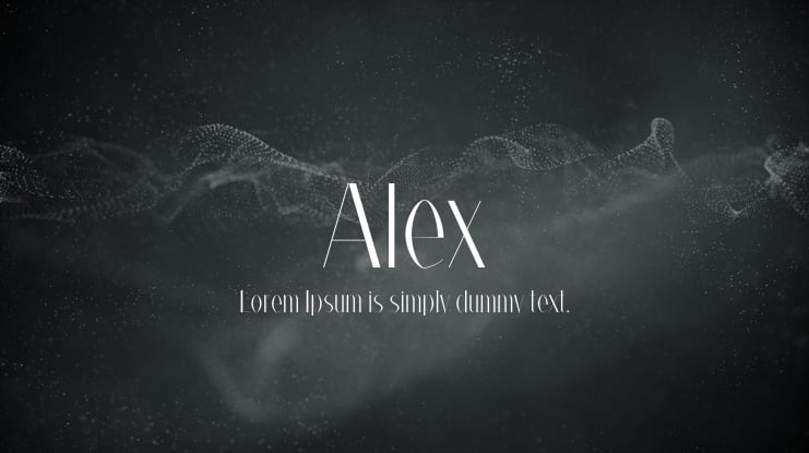 Alex Font