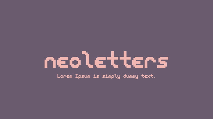 neoletters Font