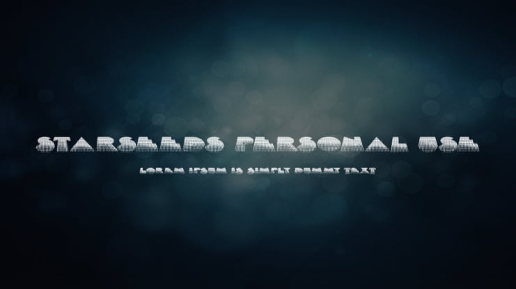 STARSEEDS PERSONAL USE Font