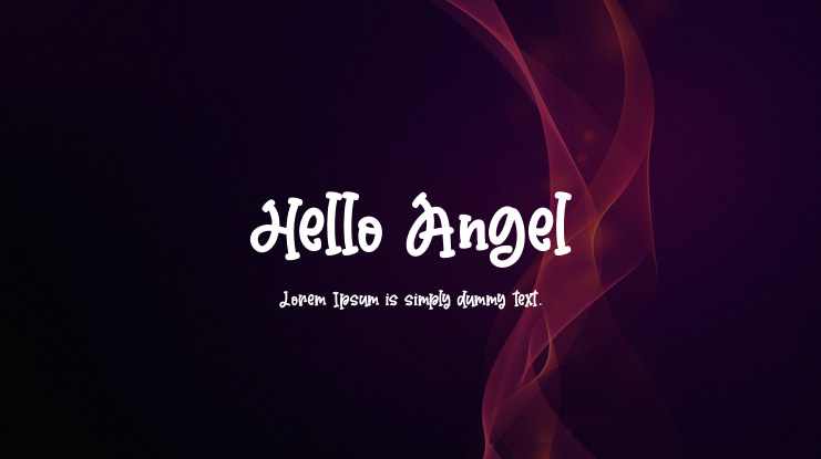 Hello Angel Font