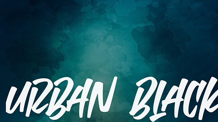 Urban Black Font