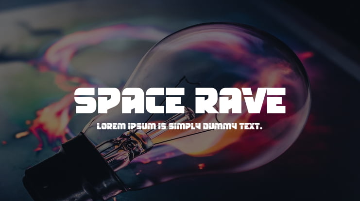 Space Rave Font Family