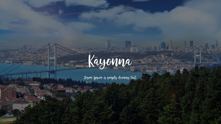 Kayonna Font Family