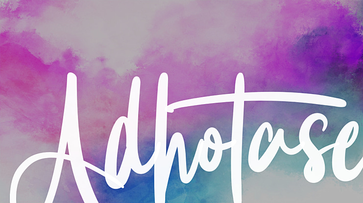Adhotase Font