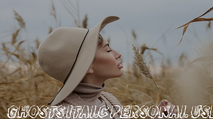 GHOSTS ITALC PERSONAL USE Font