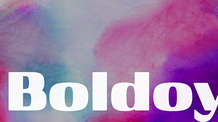 Boldoy Font