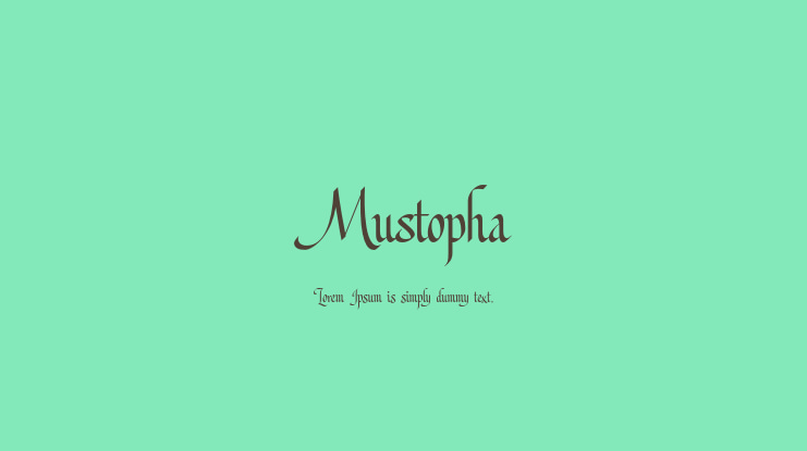 Mustopha Font