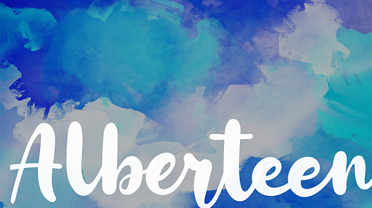 Alberteen Font Family