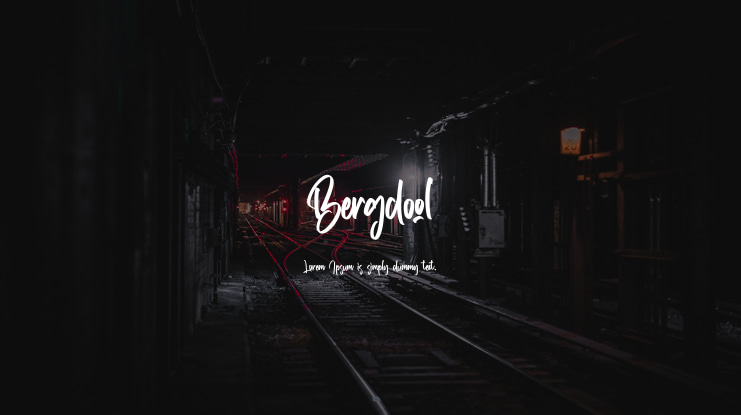 Bergdool Font