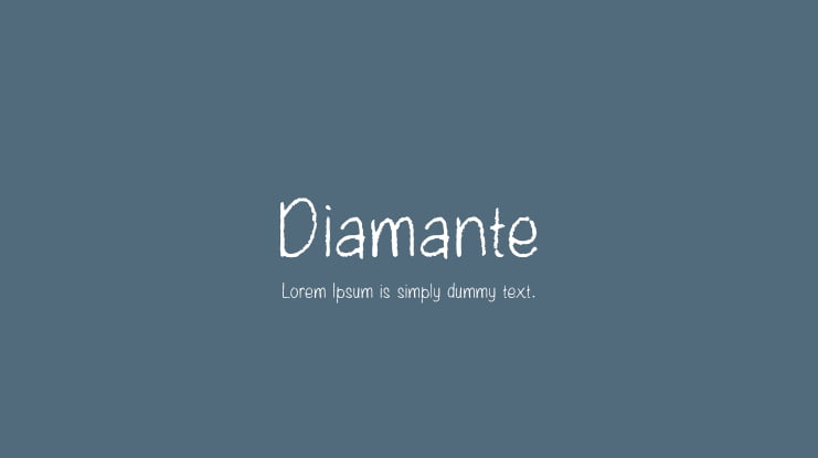 Diamante Font